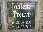 PREUYT Johlene 1933-2017