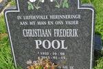 POOL Christiaan Frederik 1932-2013