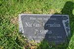 PRETORIUS Nicolaas Cornelius 1928-2014