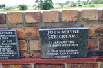 STRICKLAND John Wayne 1962-2016