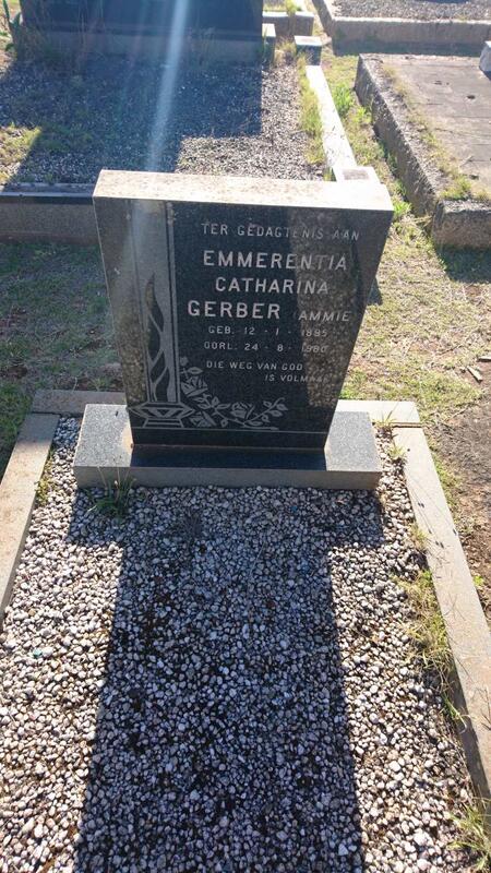 GERBER Emmerentia Catharina 1895-1980