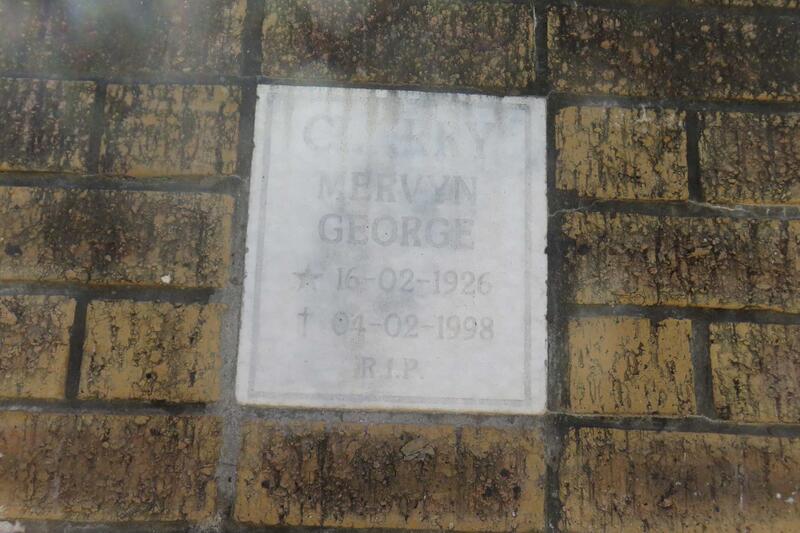 CL?RRY Mervin George 1926-1998