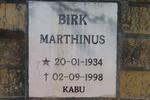 BIRK Marthinus 1934-1998