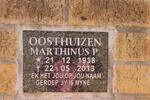 OOSTHUIZEN Marthinus P. 1938-2013