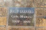 BARNARD Dolly nee MUNRO 1909-1999