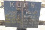 KOEN Esaias H. 1873-1950 & Maria C.E. BESTER 1878-1954