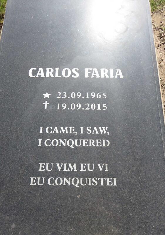 FARIA Carlos 1965-2015