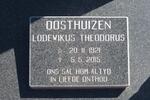 OOSTHUIZEN Lodewikus Theodorus 1921-2015