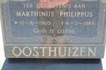OOSTHUIZEN Marthinus Philippus, 1905-1986