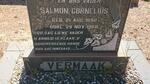 VERMAAK Salmon Cornelius 1892-1968