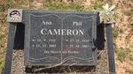 CAMERON Phil 1929-2003 & Ann 1935-2001