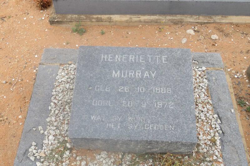 MURRAY Heneriette 1888-1972
