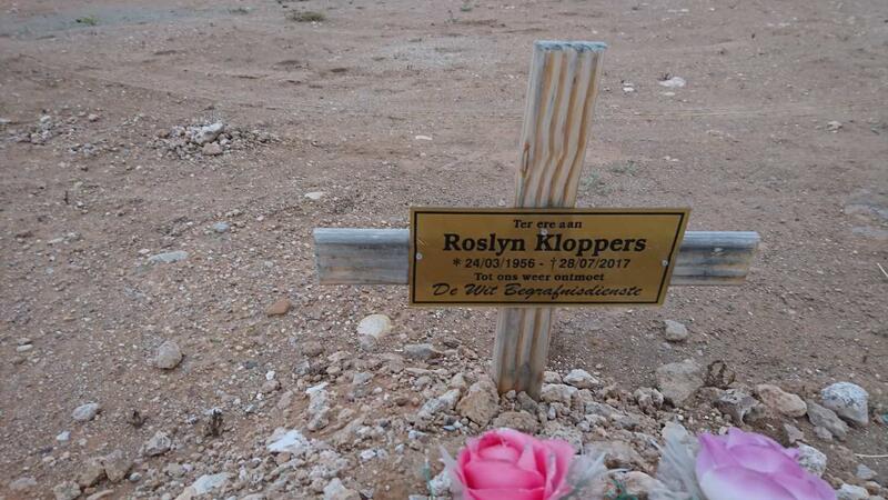 KLOPPERS Roslyn 1956-2017