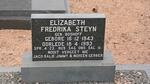 STEYN Elizabeth Fredrika nee BOSHOFF 1943-1993