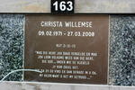 WILLEMSE Christa 1971-2008