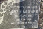 BADENHORST Casper H. 1892-1974