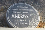 ? Andries 1910-2003
