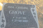 GROVE Anna Catharina 1918-2007