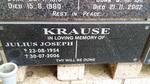 KRAUSE Julius Joseph 1954-2006