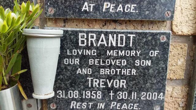 BRANDT Trevor 1958-2004