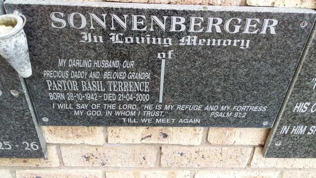 SONNENBERGER Basil Terrence 1942-2000