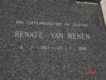RENEN Renate, van 1967-1988