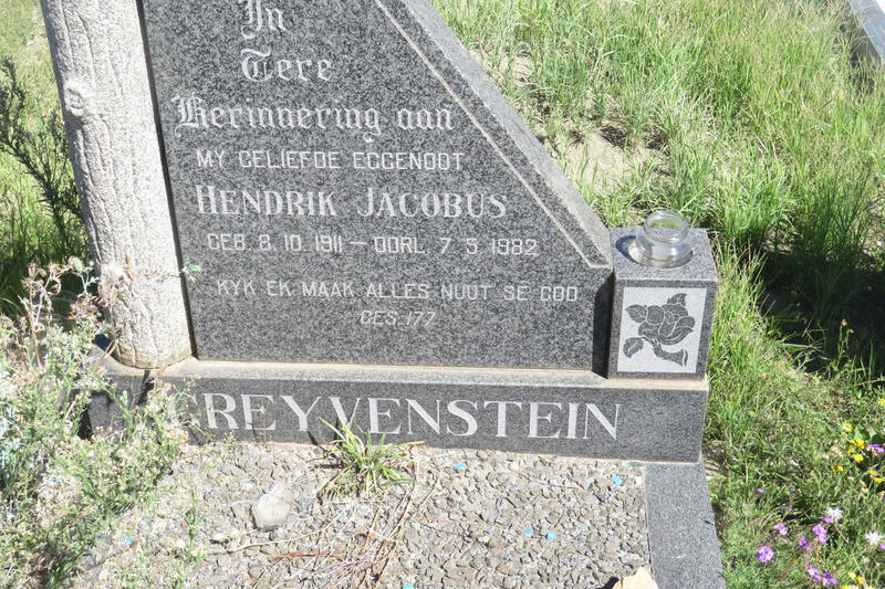 GREYVENSTEIN Hendrik Jacobus 1911-1982