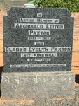 PAXTON Archibald Leitch 1885-1955 & Gladys Evelyn KINGWILL 1891-1982