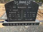 TERBLANCHE Burtjie L. 1905-1986 & J.P. 1908-1994