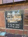 BOSCH Edwin James 1945-2014