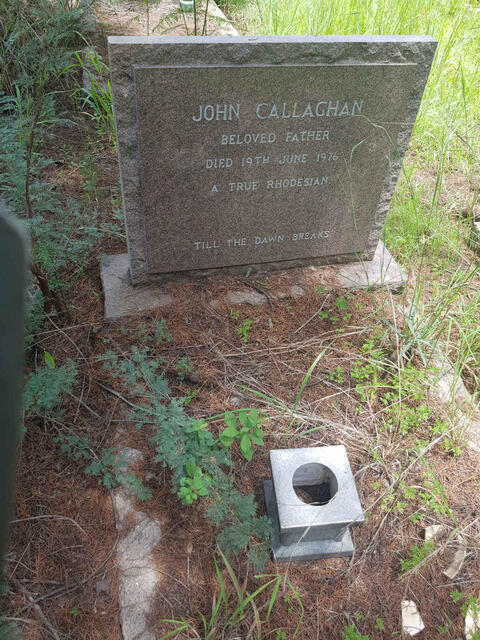 CALLAGHAN John -1976