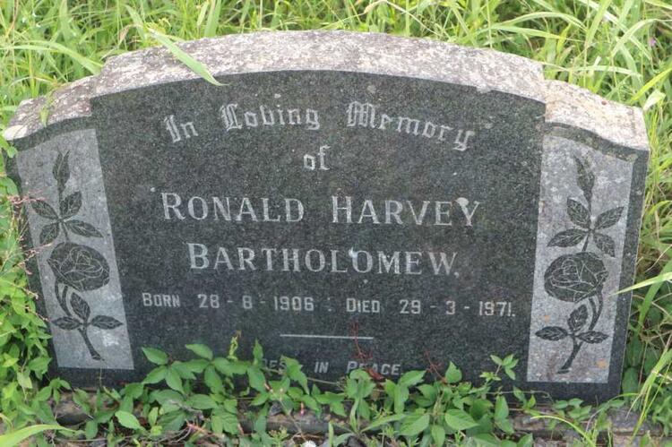 BARTHOLOMEW Ronald Harvey 1906-1971