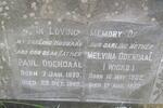 ODENDAAL Paul 1899-1960 & Melvina WICKS 1902-1972