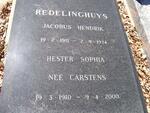 REDELINGHUYS Jacobus Hendrik 1911-1974 & Hester Sophia CARSTENS 1910-2000