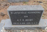 BEEBY A.F.H. 1898-1971