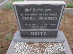 BRITS Daniel Johannes 1922-1978