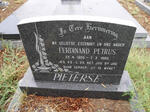 PIETERSE Ferdinand Petrus 1905-1980