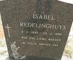 REDELINGHUYS Isabel 1895-1995