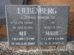 LIEBENBERG Alf 1899-1995 & Marie 1917-1996