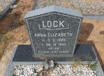 LOCK Anna Elizabeth 1925-1992