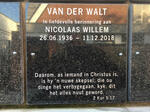 WALT Nicolaas Willem, van der 1936-2018