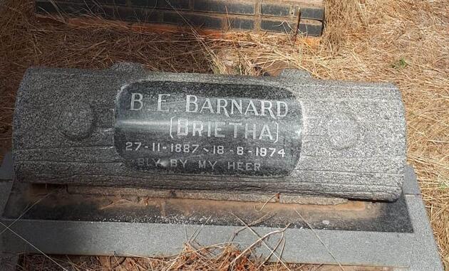 BARNARD B.E. 1887-1974