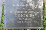 KOCK Weymouth Joyce, de 1948-2002