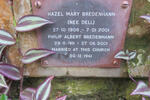 BREDENHANN Philip Albert 1911-2001 & Hazel Mary DELL 1908-2001