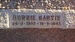 BARTIE Burrie 1907-1942 & Maria Catharina LOOTS 1907-1993