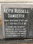 SANGSTER Keith Russell 1965-1990