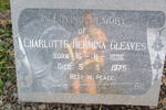 GLEAVES Charlotte Hermina 1886-1975