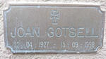 GOTSELL Joan 1927-1998