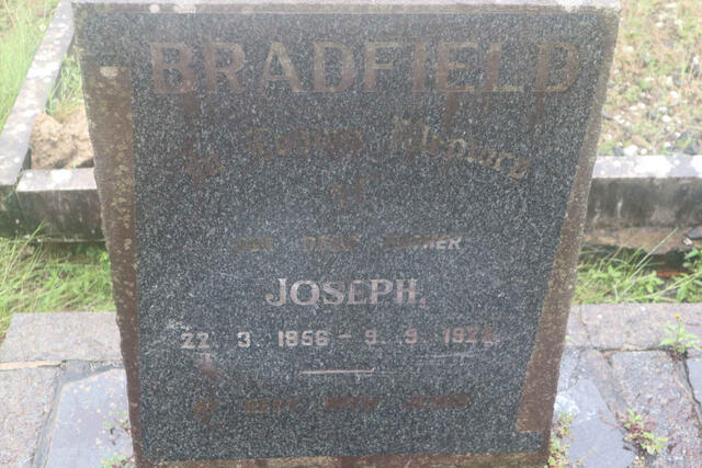 BRADFIELD Joseph 1856-1929