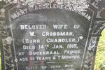 CROSSMAN William Henry 1854-1923 & Mary Magdalene CHANDLER -1915